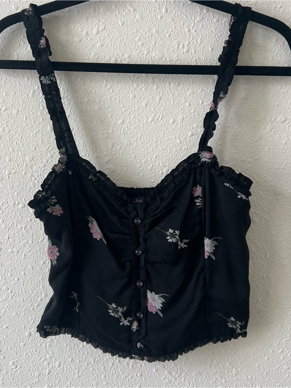 Abercrombie floral crop top
